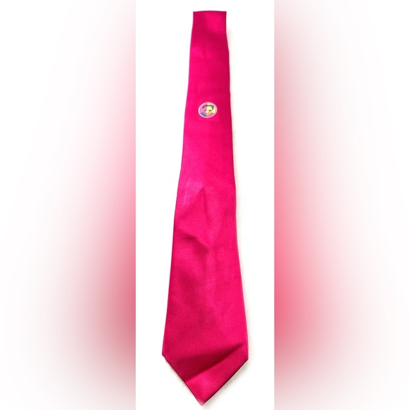 Puccini Hand Made Hot Pink Tie 100% Microfiber Men’s Neck Tie - Picture 1 of 4